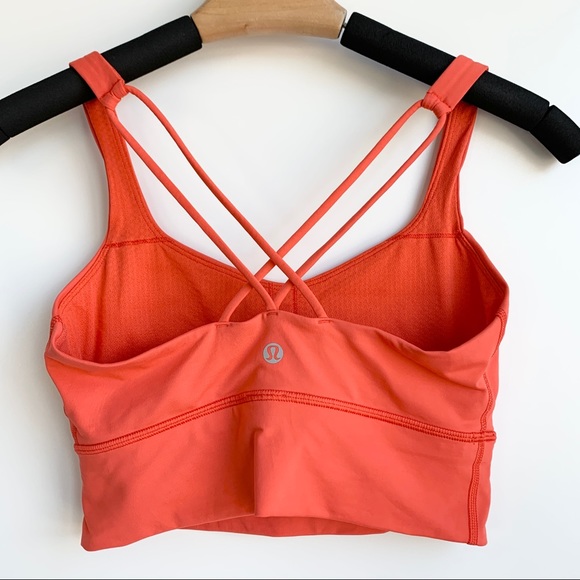 lululemon athletica Tops - ⭐️Lululemon Energy Bra coral orange size 4